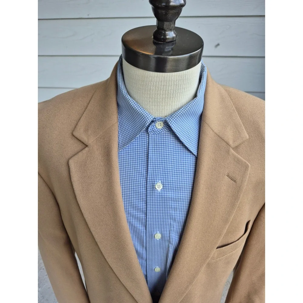 Jos. A. Bank Gordon 100% Cashmere Sport‎ Coat Blazer Camel Tan Mens 46 Long